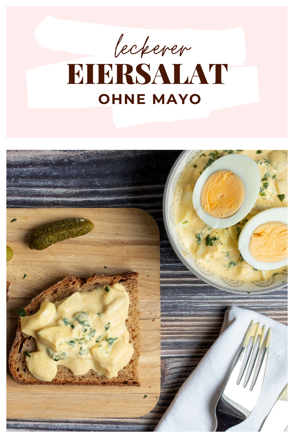 Eiersalat ohne Mayo 