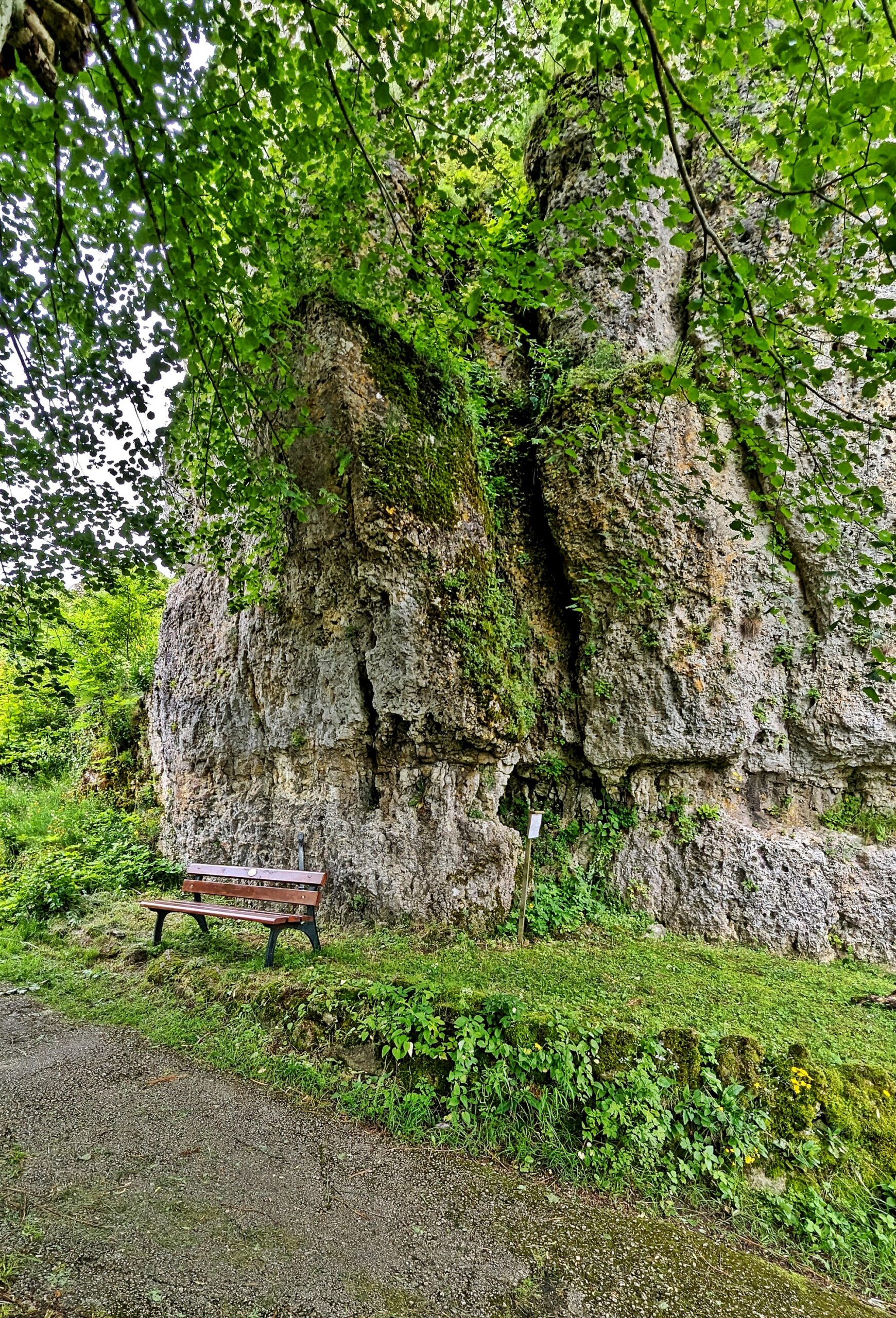 Felsenlandschaft bei Burg Hohenstein im Nürnberger Land
